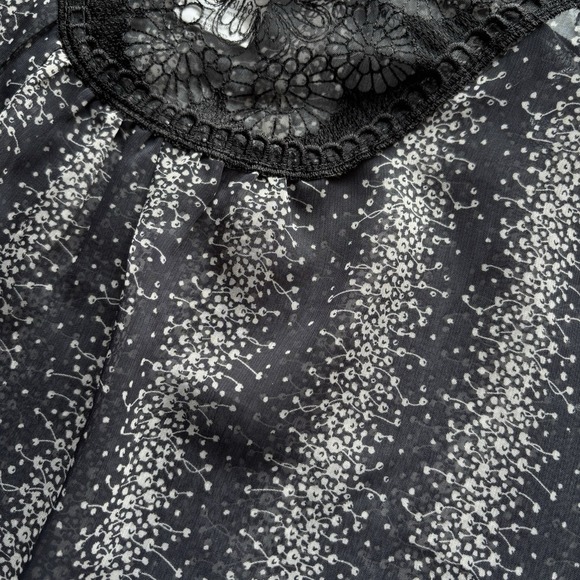 Costa Blanca Women's Size XS Sheer Tank Lace Dark Romantic Layered Whimsigoth - Picture 11 of 12